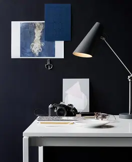 Stolní lampy kancelářské Northern Northern Birdy - Retro stolní lampa, šedá