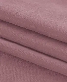 Záclony Závěs Homede Milana se stříbrnými průchodkami růžový, velikost 140x225