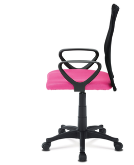 Kancelářské židle Kancelářská židle MEDLEY, růžová / černá