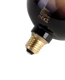 Zarovky E27 stmívatelná LED lampa G125 černá zlatá 3,5W 80lm 1800K