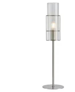 Lampy Markslöjd Markslöjd 108557 - Stolní lampa TUBO 1xE14/40W/230V 50 cm lesklý chrom/čirá 