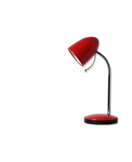 Lampy  B.V.  - Stolní lampa 1xE27/36W/230V červená/chrom 