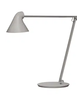 Stolní lampy kancelářské Louis Poulsen Louis Poulsen NJP stolní lampa 2 700 K světle šedá