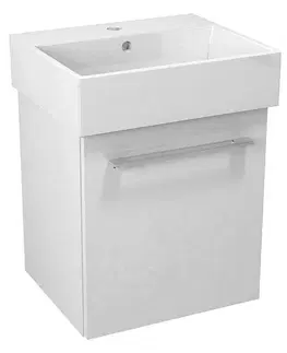 Koupelnový nábytek SAPHO NATY umyvadlová skříňka 46,5x50x40cm, bílá NA050-3030