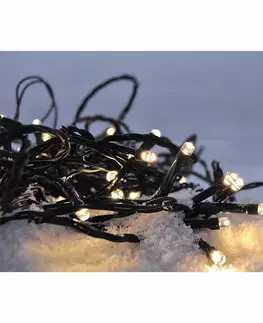 LED řetězy Solight LED vánoční řetěz, 300 LED, 30m, přívod 5m, IP44, teplá bílá 1V04-WW