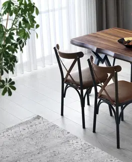 Kuchyňské a jídelní židle Jídelní stůl EFOR ořech