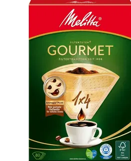 Příslušenství pro přípravu čaje a kávy Melitta Gourmet 1x4 80 ks kávové filtry