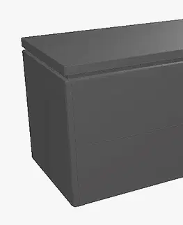 Úložné boxy Biohort Designový účelový box LoungeBox (tmavě šedá metalíza) 160 cm (1 krabice)