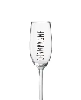 Sklenice Sklenička na sekt Champagne - Ø 7*25 cm J-Line by Jolipa 84470