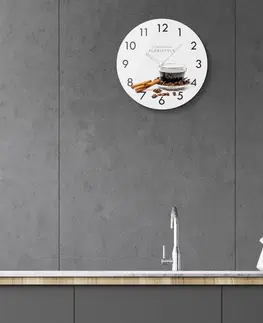 Kuchyňské hodiny Kuchyňské hodiny 30cm s motivem kávy