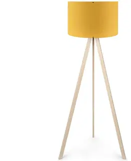 Lampy  Stojací lampa AYD 1xE27/60W/230V oranžová/béžová 