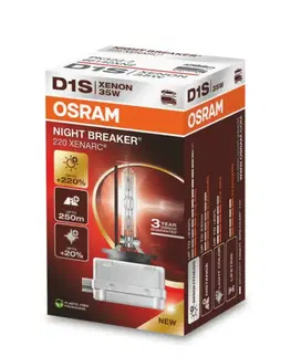 Autožárovky OSRAM D1S 35W XENARC NIGHT BREAKER LASER +220% 1ks 66140XN2