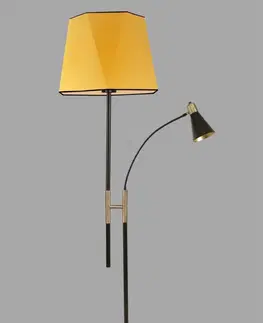 Svítidla Opviq Stojací lampa Forza Altıgen 165 cm žlutá