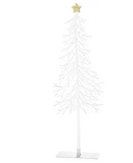 Vánoční dekorace Vánoční kovová dekorace Tree with star, 8 x 25 x 3,5 cm