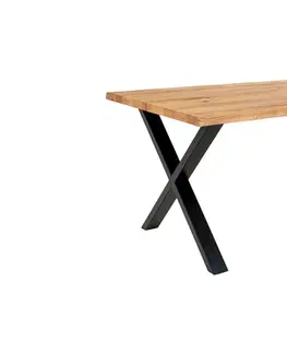 Jídelní stoly Norddan Designový jídelní stůl Jonathon 140 cm přírodní dub