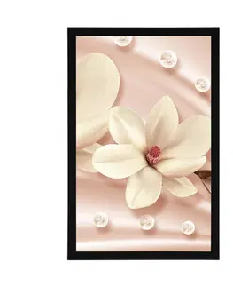 Květiny Plakát luxusní magnolie