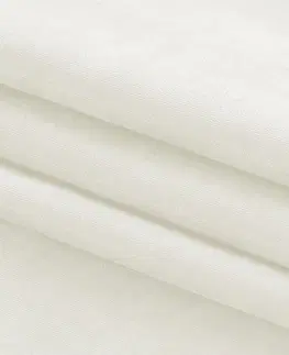 Záclony HOMEDE Závěs MILANA klasická transparentní dračí páska 5 cm s třásněmi 3 cm krémový, velikost 420x245
