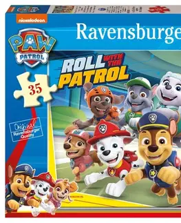 Hračky puzzle RAVENSBURGER - Tlapková patrola: silná jednotka 35 dílků