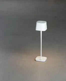 Venkovní osvětlení terasy Konstsmide LED stolní lampa Capri-Mini venkovní, bílá