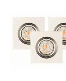 Svítidla   2515337 - SADA 3x LED Podhledové svítidlo VITAR 1xGU10/5W/230V beton 