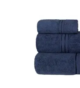 Ručníky Faro Bavlněný ručník Rondo 50x90 cm modrý