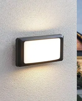 Venkovní nástěnná svítidla Lindby LED venkovní nástěnné svítidlo Iskia bez pruhů