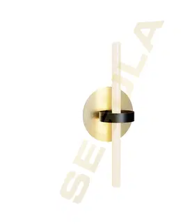 Designová nástěnná svítidla Segula 50961 nástěnné svítidlo Equator kov černá-zlatá - S14d