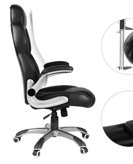 Kancelářské židle SONGMICS Kancelářská židle Zhetur černá