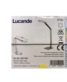 Lampy Lucande Lucande - LED Stmívatelná dotyková stolní lampa MION LED/8W/230V 