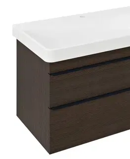 Koupelnový nábytek SAPHO SITIA umyvadlová skříňka 75,6x50x44,2cm, 2xzásuvka, borovice rustik SI080-1616