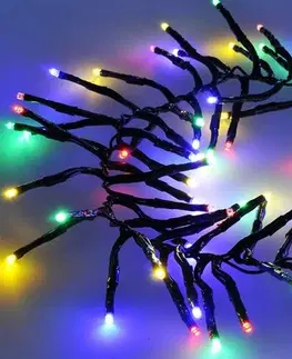Vánoční dekorace Solight 1V11-M Vánoční LED řetěz se zvukovým senzorem Cluster 576 LED, barevná, 5 m