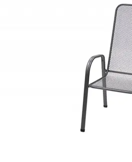 Zahradní židle a křesla DEOKORK Kovová židle (křeslo) Sága vysoká DEOKORK