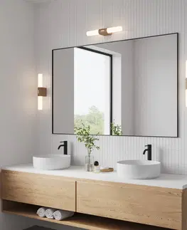 Nástěnná svítidla Nordlux LED koupelnové nástěnné Helva Double Basic, dřevo