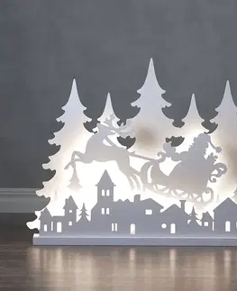 Svícny STAR TRADING Grandy LED dekorativní světlo Santa Claus, 80cm