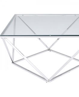 Konferenční stolky KARE Design Konferenční stolek Cristallo 80x80cm