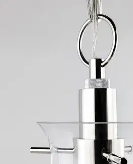 Designová nástěnná svítidla HUDSON VALLEY nástěnné svítidlo IVY ocel/sklo nikl/čirá E27 1x4W BKO100-PN-CE