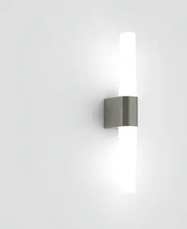 LED nástěnná svítidla NORDLUX nástěnné svítidlo Helva Double 9,5W LED broušený nikl 2015321055