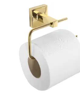 Koupelnové doplňky Tutumi Držák na toaletní papír REA Simplicity zlatý