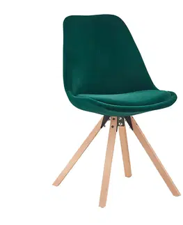 Židle Jídelní židle SABRA Tempo Kondela Smaragdová