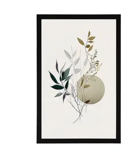 Botanické Plakát rostlinky v boho stylu