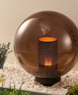 Venkovní dekorativní svítidla Lindby Lindby Kibara dekorační světelná koule, Ø 40 cm