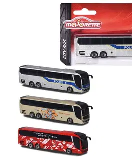 Hračky MAJORETTE - Man City Autobus Kovový, 6 Druhů