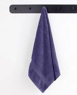 Ručníky Bavlněný ručník DecoKing Mila 70x140 cm fialový, velikost 70x140