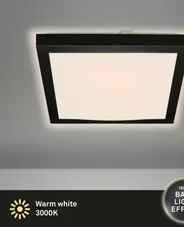 LED stropní svítidla BRILONER LED stropní svítidlo, 27 cm, 12 W, bílé-černá BRI 3502-015