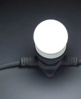 LED žárovky DecoLED LED žárovka - ledově bílá, patice E27, 12 diod