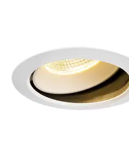 LED podhledová svítidla SLV BIG WHITE GIMBLE IN 150 Indoor, stropní vestavné LED svítidlo, bílé, 3000K 1002888