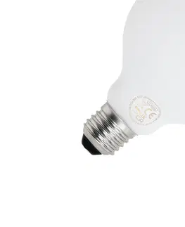 Zarovky E27 3-stupňová stmívatelná LED lampa G95 matné sklo 5W 550 lm 3000K
