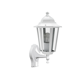 Zahradní lampy Rabalux Rabalux 8216 - Venkovní nástěnné svítidlo s čidlem VELENCE 1xE27/60W/230V 
