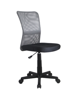 Kancelářské židle Dětská židle BOSKO, šedá/černá