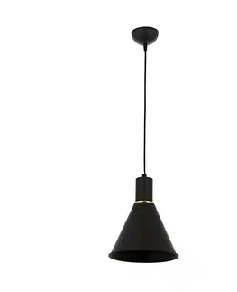 Závěsná světla Avonni Závěsné světlo AV-4106-M22-BSY v černé barvě